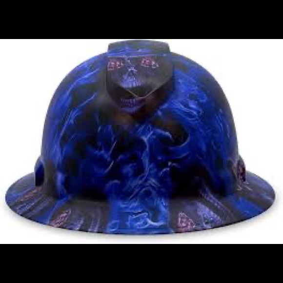 Men women Acerpal Full Brim Hat OSHA construction approved safety helmet skull - Picture 13 of 13